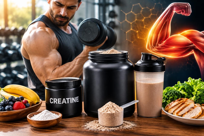 Creatine + Protein: How Combining Them May Boost Muscle Growth in 6 Weeks