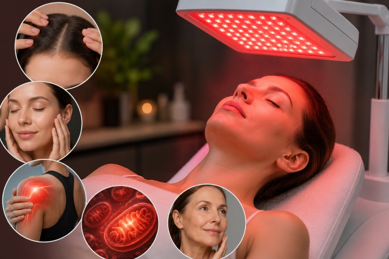 Red Light Therapy Benefits: Can Photobiomodulation Boost Hair Growth, Skin Health, Healing and Healthy Ageing?