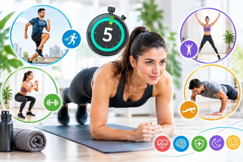 The Five-Minute Fitness Revolution: Can Short Bursts of Exercise Improve Your Health?