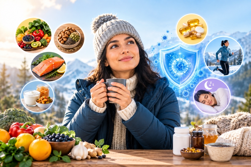 Fall Into Winter: How to Support Your Immune Health Through Food, Nutrition, Supplements & Exercise