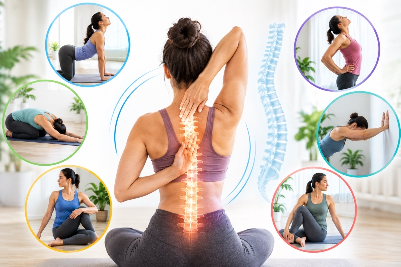 Spine Mobility Exercises for Better Posture: 7 Gentle Stretches to Improve Flexibility, Movement and Back Comfort